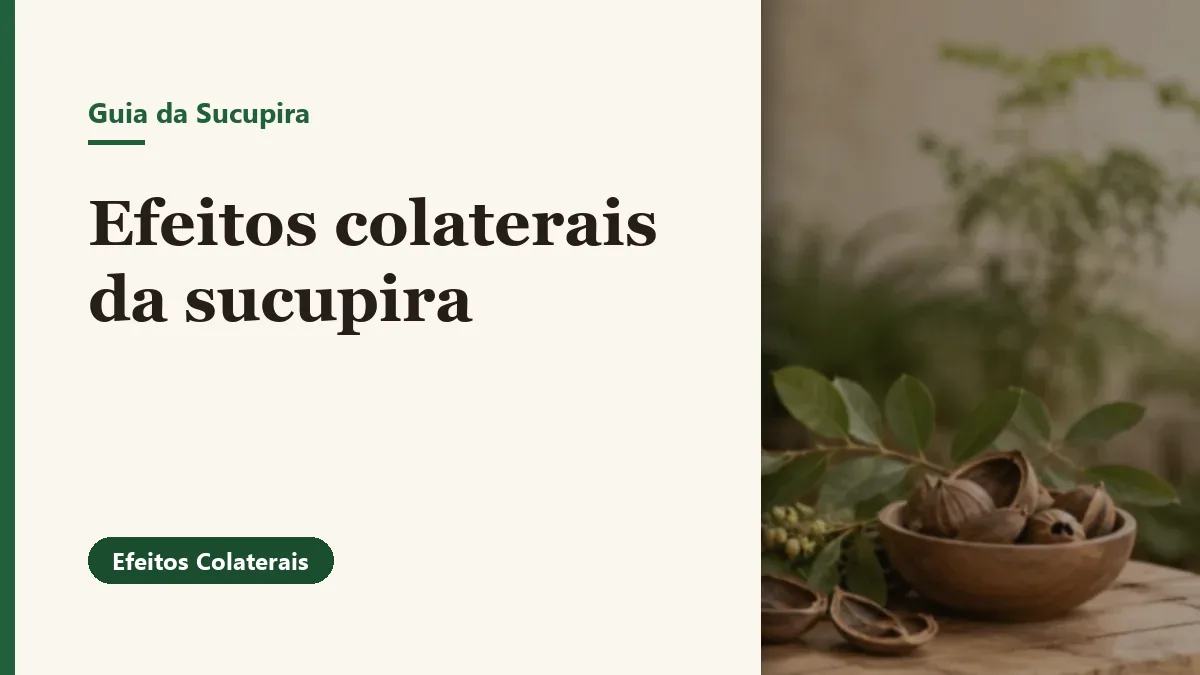 Foto relacionada ao artigo: Efeitos colaterais da sucupira: o que se sabe