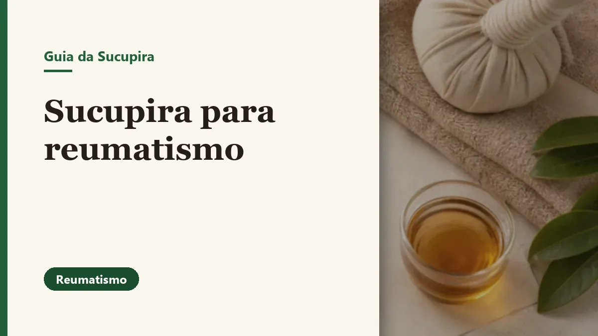 Foto relacionada ao artigo: Sucupira para reumatismo: uso tradicional e cuidados